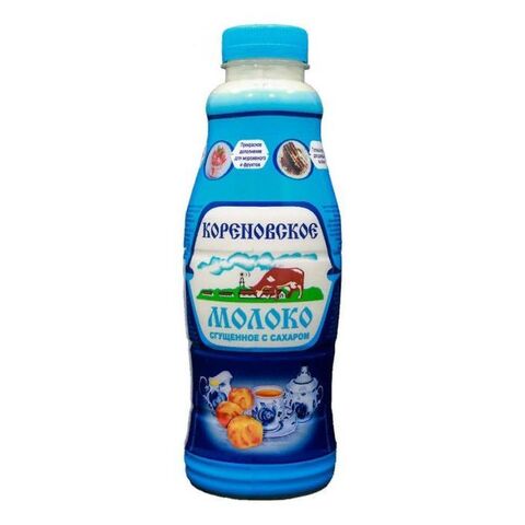 Сгущенное молоко с сахаром Кореновская 0,2% пэт 1250г, шт