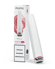 Одноразовая электронная сигарета Plonq Plus Pro - Бабл Гам (4000 затяжек)