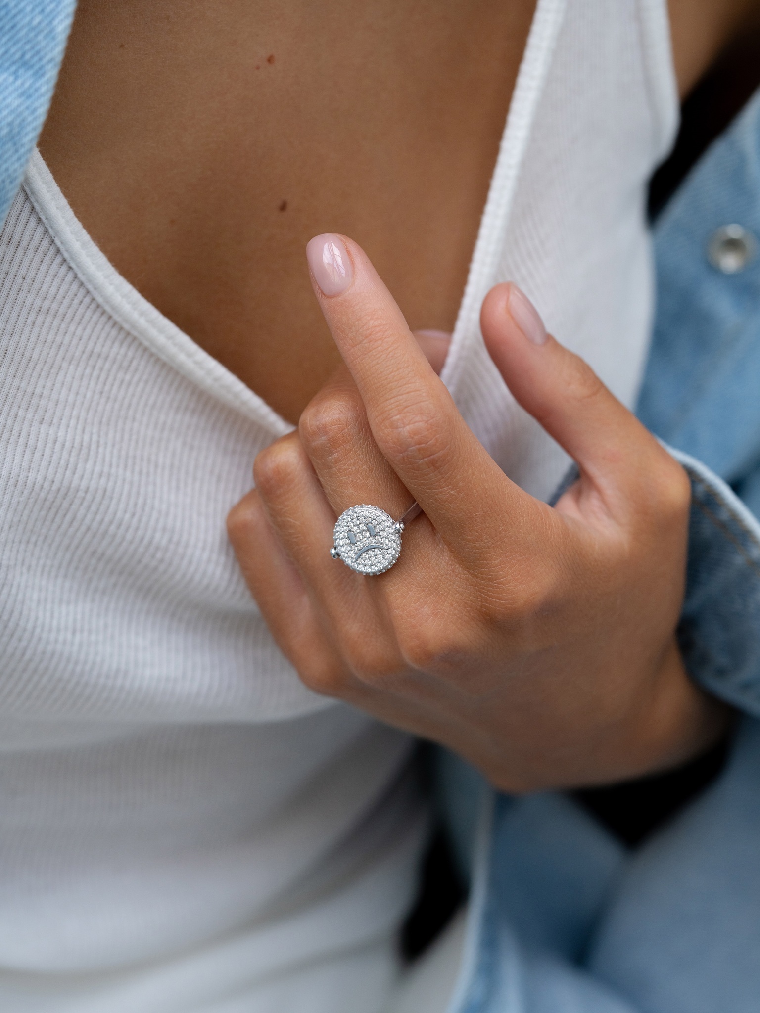 Кольцо-перевёртыш Смайлик