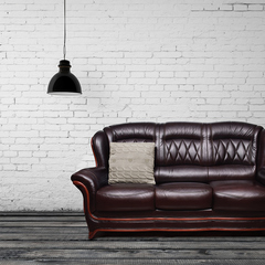 Чехол на подушку вязаный, с пуговицами, 