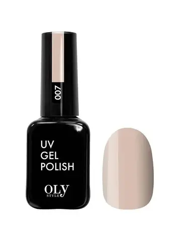 OLYSTYLE Гель-лак для ногтей тон 007 персиково-бежевый