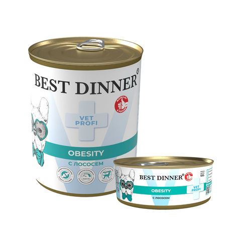 Best Dinner Vet Profi Obesity с лососем для собак