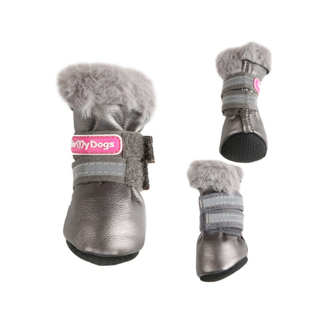 0016-22 FMD Сапоги зимние "Металлик"