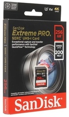 Карта памяти SanDisk Secure Digital XC Extreme PRO SDSDXXD-256G-GN4IN 256 Гб