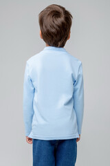 джемпер  для мальчика  К 302109/небесный