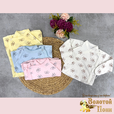 Распашонка царапки/швы наружу (0-3) 260113-Q4102