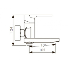 Смеситель KAISER Linear 59022 для ванны схема