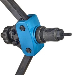 26-0-006 Заклепочник резьбовой двуручный 360 мм, литой корпус, насадки M3, M4, M5, M6, M8, M10 кейс (РемоКолор)