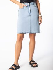 Юбка А-силуэта из эластичного денима  D56.070 (119135)