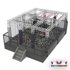 Веревочный парк ниндзя «Высота духа», 10,5×7×4 м