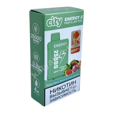 Картридж City Energy 2 - Арбуз Мята Жевательная резинка 25000 затяжек