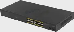 Коммутатор Cudy GS1020PS2 (L2) 16x1Гбит/с 2SFP 16PoE+ 200W неуправляемый
