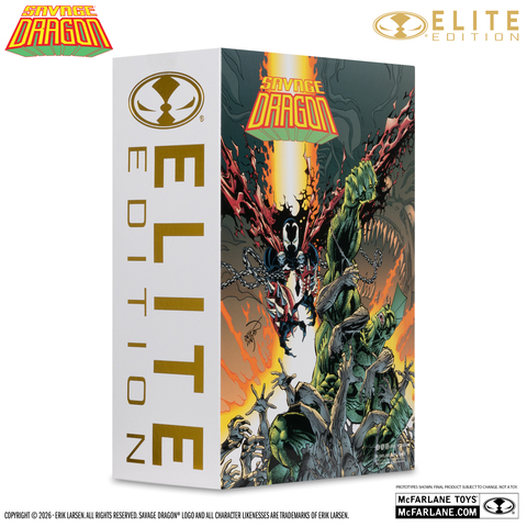 Фигурка Дракон из комикса Savage Dragon McFarlane Elite Edition