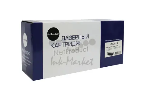 Картридж NetProduct (N-CF361X) для HP CLJ Enterprise M552/M553/MFP M577, C, 9,5K