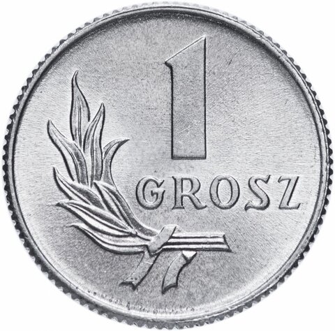 1 грош. Польша. 1949 год. UNC