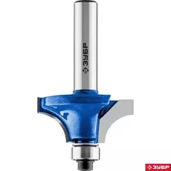 ЗУБР 38.1 x 17.5 мм, радиус 12.7 мм, фреза кромочная калевочная №1, Профессионал (28700-38.1)