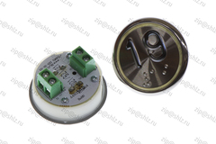 Кнопка (кнопочный модуль) EA2406S-S-R "19 этаж", круглая, красная статическая подсветка, Брайль