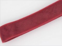 Лента регилин, сетка, ш. 5 см, тёмная малина