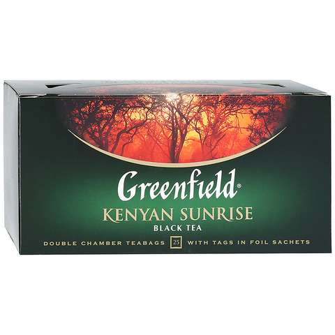 Чай чёрный Greenfield Kenyan Sunrise 25*2г