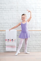 Полотенце 68x120 Feiler Ballerina Border Weis