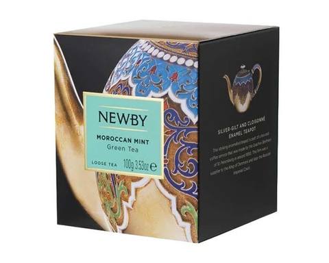 Чай зеленый листовой Newby Heritage Moroccant mint, 100 г