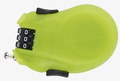 Картинка замок горнолыжный Burton cable lock Lime - 1