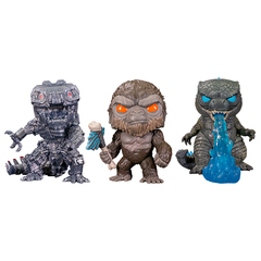 Набор фигурок Funko POP! Godzilla Vs. Kong Vs. Mechagodzilla (Exc)