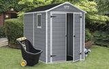 Пластиковый сарай Keter Manor Pent Double Door 6x8 фута