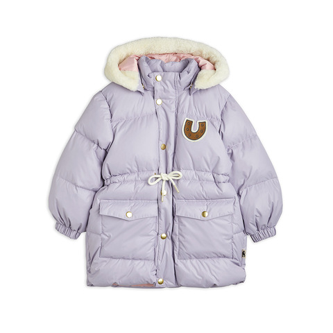 Куртка Mini Rodini Horseshoe Heavy Puffer Purple