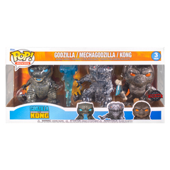 Набор фигурок Funko POP! Godzilla Vs. Kong Vs. Mechagodzilla (Exc)