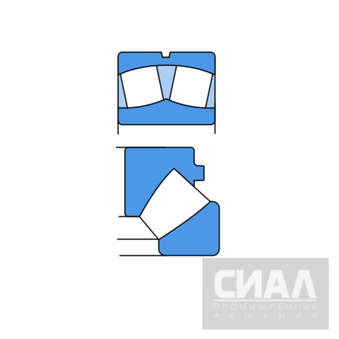 Подшипник сферический SKF (22207 EK) 35х72х23
