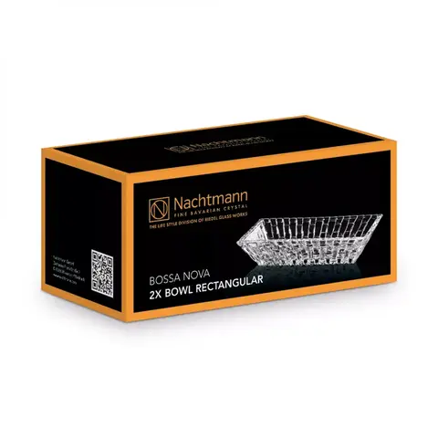 Набор салатников 2шт 17см хрустальное (2 pcs set) Nachtmann Bossa Nova