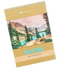 Блокнот А5 60л гребень Великолепная природа мелов.обложка