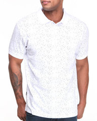 Поло Sneaktip Speckle белое