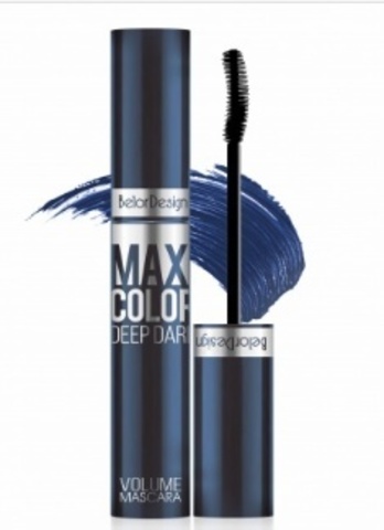 BelorDesign Тушь для ресниц  Maxi Color объемная синяя