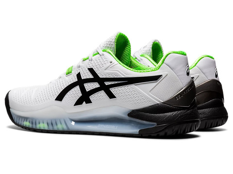 Кроссовки мужские  Asics Gel-Resolution 8 - white/green gecko