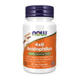 Ацидофильные лактобактерии, 4x6 Acidophilus, Now Foods, 60 капсул 1