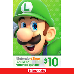 Nintendo eShop Store USA: Карта оплаты 10$ [Цифровой код доступа]