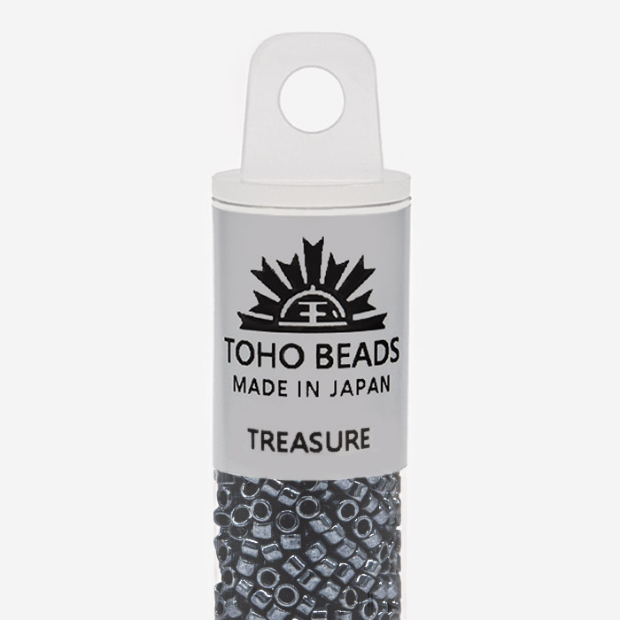 Японский бисер TOHO Treasure (№81), металлизированный, непрозрачный глянцевый