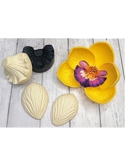 Молд пластиковый+вайнер силиконовый набор ВМ-50-М-10-11 орхидея цимбидиум