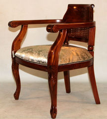 Кресло с мягкой сидушкой "Верджиния (Virginia)" —  Итальянский орех (MK-2474-NM)