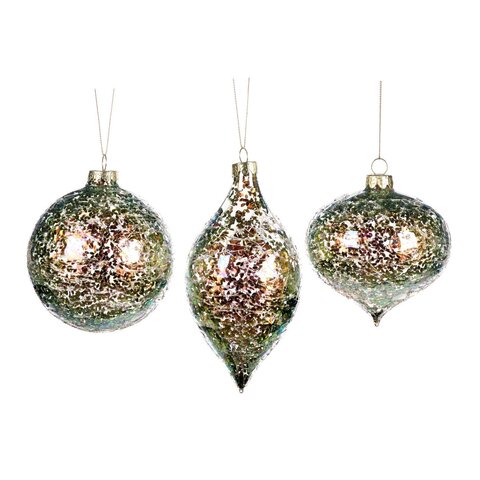 Набор шаров 3шт 10см Goodwill цветной с узором