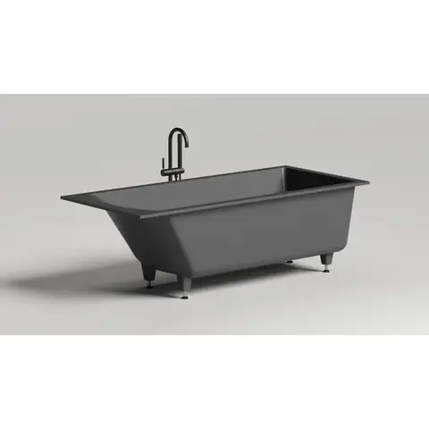 Salini CASCATA KIT 180x80 104513GRF Ванна встраиваемая S-Sense, глянцевый, RAL полностью