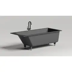 Salini CASCATA KIT 180x80 104513GRF Ванна встраиваемая S-Sense, глянцевый, RAL полностью фото