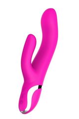 Розовый вибратор-кролик NAGHI NO.43 RECHARGEABLE DUO VIBRATOR - 23 см. - 