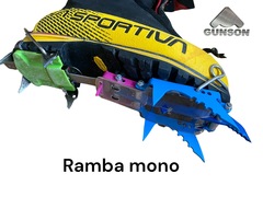 Grivel Rambo / 60C2A / 30HGSA /3mm / Blue /W-gr. The front part of the crampon assembly