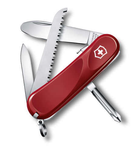 Нож складной Victorinox Junior 09, 85 mm, 8 функций, красный