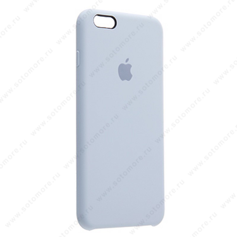 Накладка Silicone Case для Apple iPhone 6s Plus/ 6 Plus светло-голубой