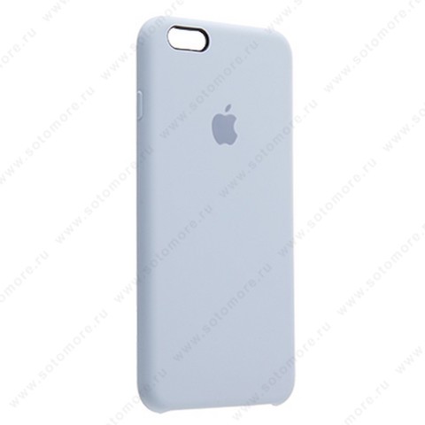 Накладка Silicone Case для Apple iPhone 6s Plus/ 6 Plus светло-голубой