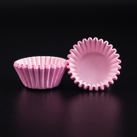 Капсулы бумажные для конфет Розовые 30*23 мм, 1000 шт